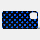 Blauwe en zwarte haarpunten Hoesje-Mate iPhone cas Case-Mate iPhone Case (Achterkant (horizontaal))