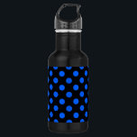 Blauwe en zwarte haarpunten waterfles<br><div class="desc">Blauwe en zwarte haarpunten</div>