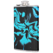 Blauwe en zwarte kolf - "Wanneer 2 blauwvaten zwar Heupfles (Links)