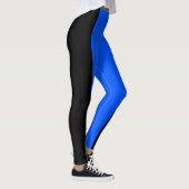 Blauwe en zwarte Leggings (Rechts)