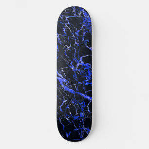 Blauwe en zwarte marmer, persoonlijk skateboard
