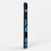 Blauwe en zwarte spiraalvormige Stippen - Personee Case-Mate iPhone Case (Achterkant/rechts)