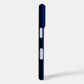 Blauwe en zwarte strepen van snoep Case-Mate iPhone case (Achterkant / Rechts)