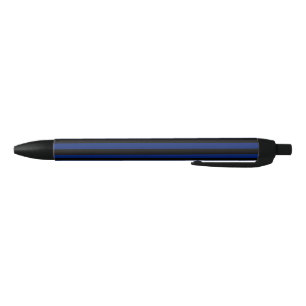Blauwe en zwarte strepen van snoep inkt pen