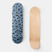 Blauwe en zwarte vis print persoonlijk skateboard (Voorkant)