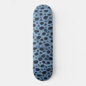 Blauwe en zwarte vis print persoonlijk skateboard (Voorkant)