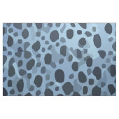 Blauwe en zwarte vis print stof (Fat Quarter)
