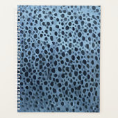 Blauwe en Zwarte Visprint Planner (Voorkant)