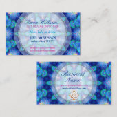 Blauwe energie New age Holistisch Visitekaartje (Voorkant / Achterkant)