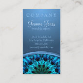 Blauwe energie visitekaartje (Achterkant)