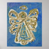 Blauwe engel afdrukken poster (Voorkant)