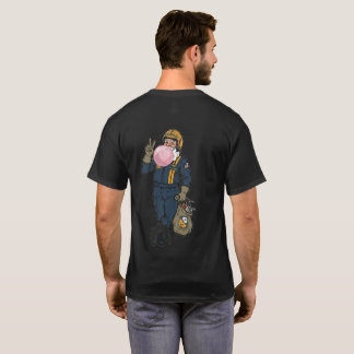 Blauwe Engel Kerstman T-shirt