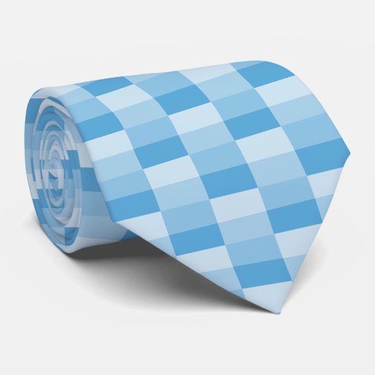 Blauwe Engel Kleurencombinatie Stropdas (Opgerold)