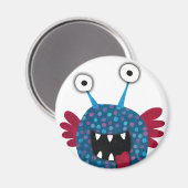 Blauwe Engel Monster magneet (Voorkant / Achterkant)