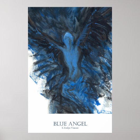 Blauwe engel poster (Voorkant)