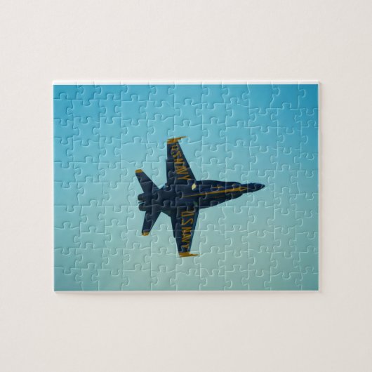 Blauwe engel puzzel (Horizontaal)