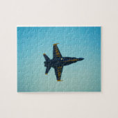 Blauwe engel puzzel legpuzzel (Horizontaal)