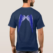blauwe engel t-shirt (Achterkant)