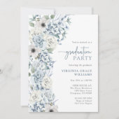 Blauwe Eremiet Afstuderen Kaart (Voorkant)