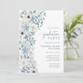 Blauwe Eremiet Afstuderen Kaart (Staand voorkant)