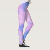 Blauwe esthetische hemel en roze wolken leggings (Rechts)