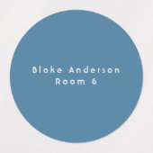 Blauwe etiketten van grote waterdichte zelfklevend labels (Design 2)