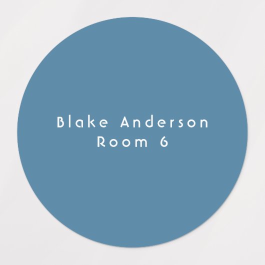 Blauwe etiketten van grote waterdichte zelfklevend labels (Design 2)