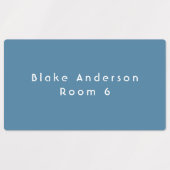 Blauwe etiketten van grote waterdichte zelfklevend labels (Design 2)