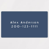 Blauwe etiketten van grote waterdichte zelfklevend labels (Design 1)