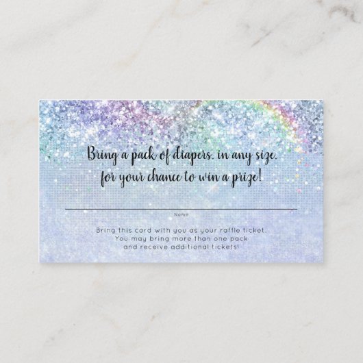 Blauwe etnische zeemeerminnen onder het Zee luiera Informatiekaartje (Achterkant)