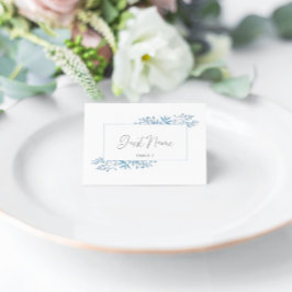 Blauwe eucalyptus Weddenschap escorte Plaatskaarte Kaart