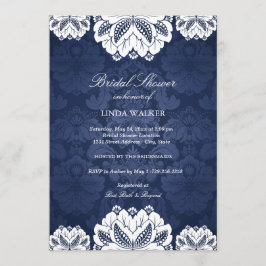 Blauwe exotische bloem | Uitnodiging voor bruidsdo