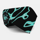 Blauwe expressie - IV Stropdas (Opgerold)