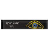 BLAUWE EYE Doctor, Oculistisch Oogheelkundig symbo Naambordje (Voorkant)