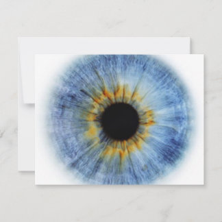 Blauwe eyeball