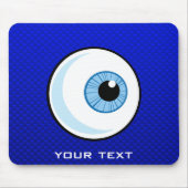 Blauwe eyeball muismat (Voorkant)