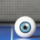 Blauwe eyeball pingpongbal (Net)