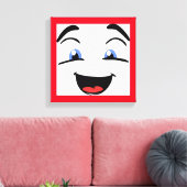 BLAUWE EYED CANVAS AFDRUK (Insitu (Woonkamer))