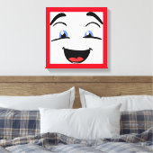 BLAUWE EYED CANVAS AFDRUK (Insitu (Slaapkamer))