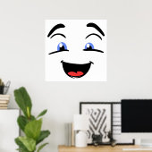 BLAUWE EYED POSTER (Thuiskantoor)