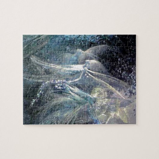 Blauwe fairies legpuzzel (Horizontaal)