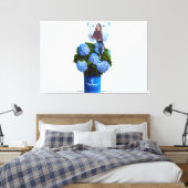 Blauwe Fairy Canvas Print (Insitu (Slaapkamer))