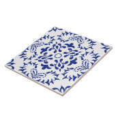 Blauwe fanfare tegeltje (Zijkant)