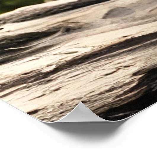 Blauwe fantasievee | AI Art Poster (Hoek)