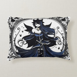 Blauwe fantoomfee accent kussen