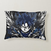 Blauwe fantoomzoeker accent kussen (Achterkant)
