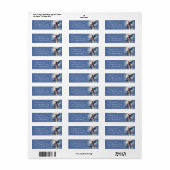 Blauwe Fee en Kat Fantasie Kunst Etiket (Full Sheet)