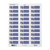 Blauwe Fee Fantasie Kunst Etiket (Full Sheet)