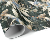 Blauwe Feeën en Paddenstoelen Inpakpapier (Rol Hoek)