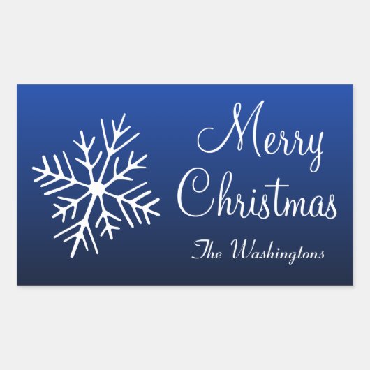 Blauwe feestdag Stickers (Voorkant)